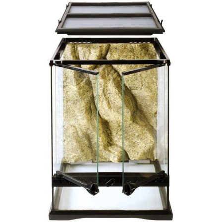Exo Terra All-Glass Dual-Door Tall Profile Terrarium Mini - L:12 X W:12 X H:18 In