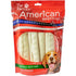 Pet Factory American Beefhide Rolls Natural Dog Chews 7-8 Inch - 4 Pack