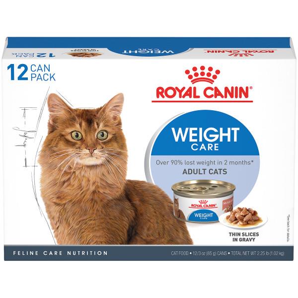 Royal Canin Feline Care Nutrition Weight Care Thin Slices in Gravy Adult Canned Cat Food - 3 Oz - 12 Pack - Case of 4 Default Title