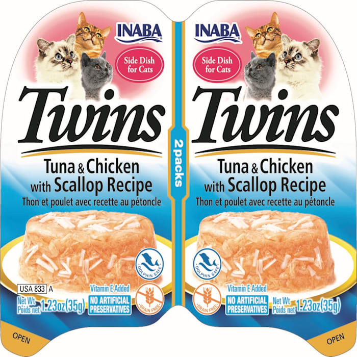 Inaba Tuna and Chicken Puree Cat Treats - 2.46 Oz - 2 Pack - Case of 6