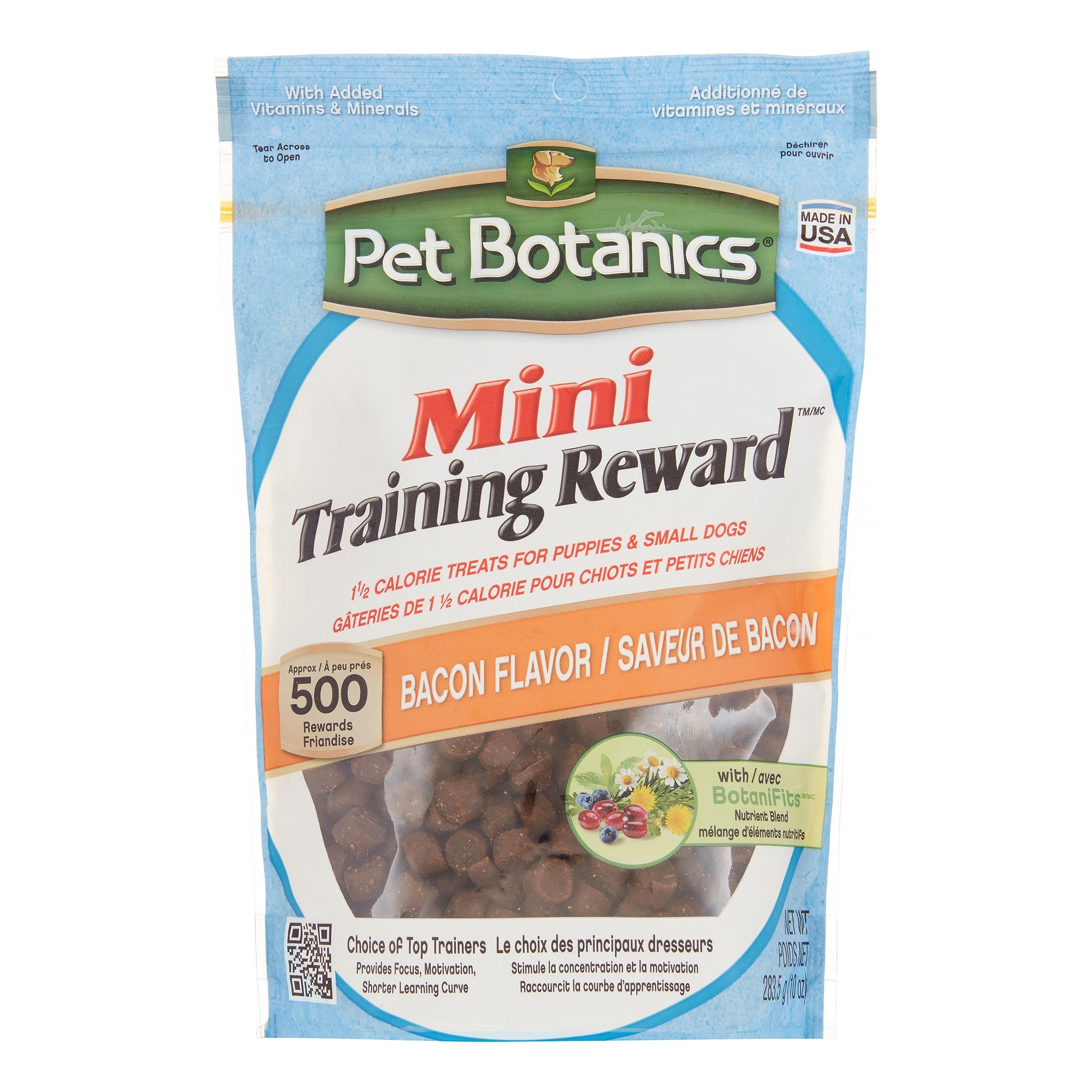 Pet Botanics Training Rewards Mini Bacon Flavor Soft and Chewy Training Dog Treats - 10 Oz Default Title