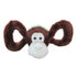 Jolly Pets Tug-A-Mals Monkey Plush Tug and Squeak Dog Toy - Small