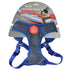 Coastal Comfort Soft Sport Wrap Adjustable Mesh Dog Harness - Gray/Blue - Medium - 22-28 Inch