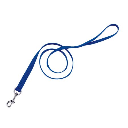Coastal Single Ply Nylon Dog Leash - Blue - Medium - L:48 X W:3/4 Inch