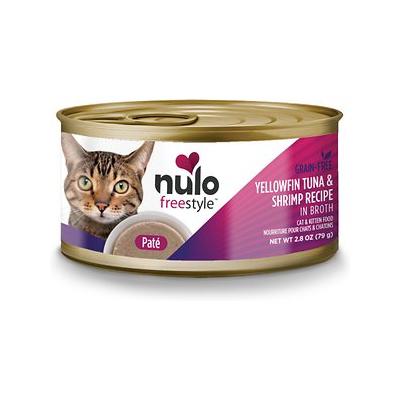 Nulo Freestyle Tuna and Shrimp Pate Kitten and Adult Canned Cat Food - 2.8 Oz - Case of 12 Default Title