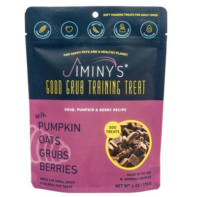 Jiminy's Cricket with Pumpkin Berry and Oats Soft and Chewy Dog Treats - 6 Oz