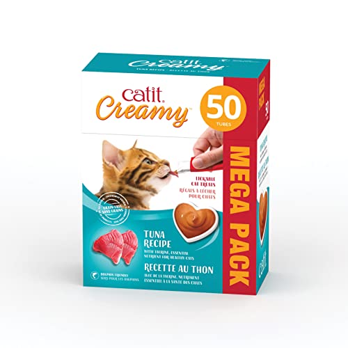 Catit Creamy Grain-Free Tuna Lickable Cat Treats - Mega Pack - 50 Count Default Title