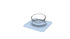 Mclovin's No-Spill Pet Bowl with Magnetic Mat - Blue