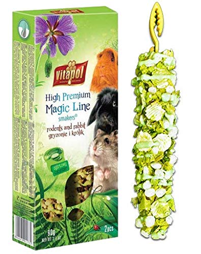 Vitapol Magic Line Small Animal Treat Sticks - Cucumber - 2 Pack