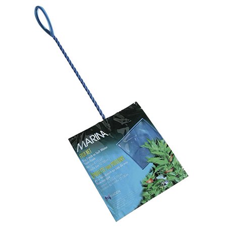 Hagen Marina 6-Inch Fine Nylon Fish Net with 12-Inch Handle - Blue