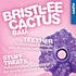 JW Pet BRISTL-EE Cactus Treat-Spreading Dental Ball Fetch Dog Toy