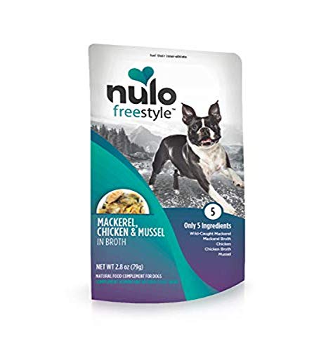 Nulo Freestyle Grain-Free Mackerel Chicken Mussels in Broth Wet Dog Food Topper - 2.8 Oz - Case of 24 Default Title