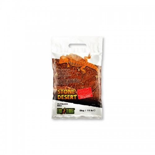 Exo Terra Outback Red Stone Desert Reptile Terrarium Substrate - 11 Lbs