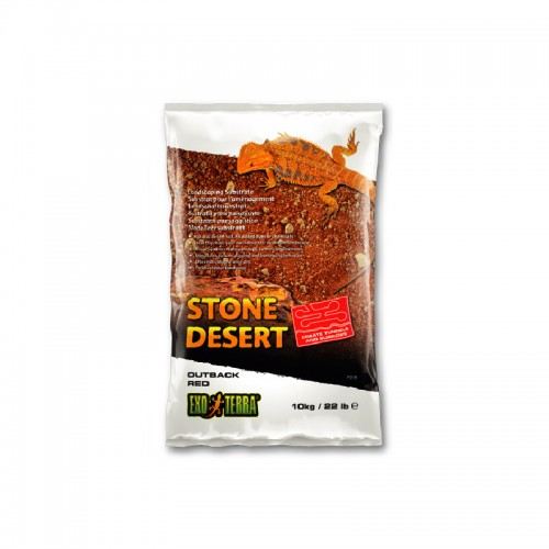 Exo Terra Outback Red Stone Desert Reptile Terrarium Substrate - 44 Lbs
