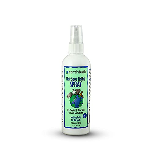 Earthbath Hot Spot and Itch Relief Tea Tree Oil Dog Spritz Spray - 8 Oz  