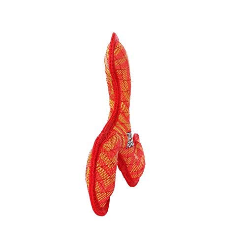 Tuffy's Duraforce Boomerang Zigzag Nylon Fetch Dog Toy - Red  