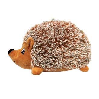 Kong Comfort Roughskinz Hedgehug Squeak and Plush Dog Toys - Assorted - Medium  