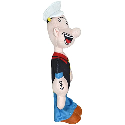 Multipet Popeye the Sailor Man Squeak and Plush Dog Toy - 11" Inches  