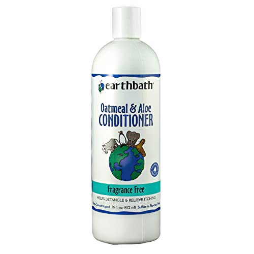 Earthbath Fragrance-Free Oatmeal and Aloe Dog Conditioner - 16 Oz  