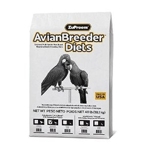 Zupreme AvianBreeder Diet Natural Blend for Breeding Cockatiel or Medium Bird Food - 40 Lbs Default Title