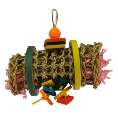A&E Cage Company Happy Beaks Vine Mat Rollup Bird Toy - Small