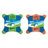Chuckit! Flying Squirrel Glow-in-the-Dark Fetch Floating Dog Toy - Large - Assorted 2 Pack