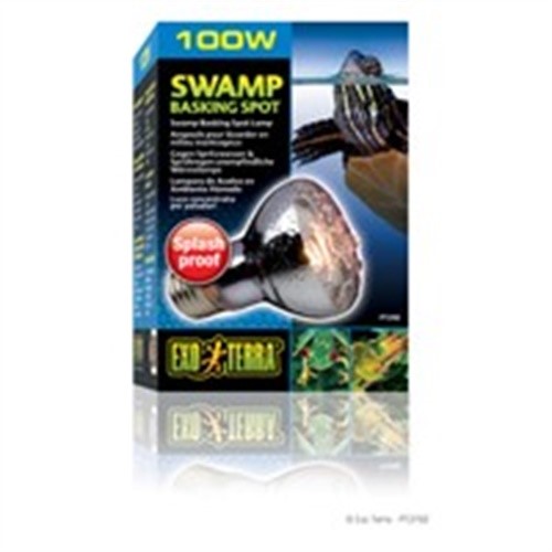 Exo Terra Swamp-Glo Splash-Proof Reptile and Turtle Basking Heater Spot Lamp Bulb 100 Watt