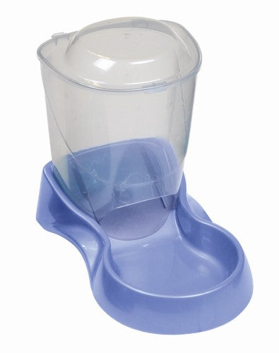 Van Ness Circular Bowl Gravity Auto Feeder with Hinged Top Cat and Dog Feeder XS- 1.5 Lbs Food Storage