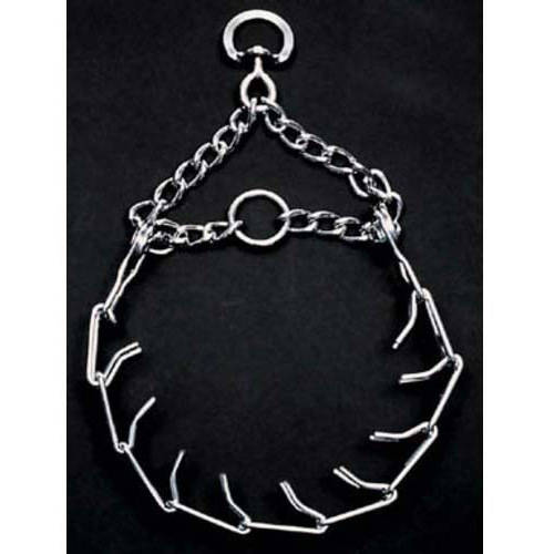 Coastal Prong Titan Metal Training Dog Collar - Chrome - L:20 X W:1.2 Inch 