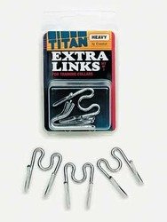 Coastal Titan Extra-Heavy Links for Prong Training Dog Collar - Chrome - 3.3MM - 3 Pack