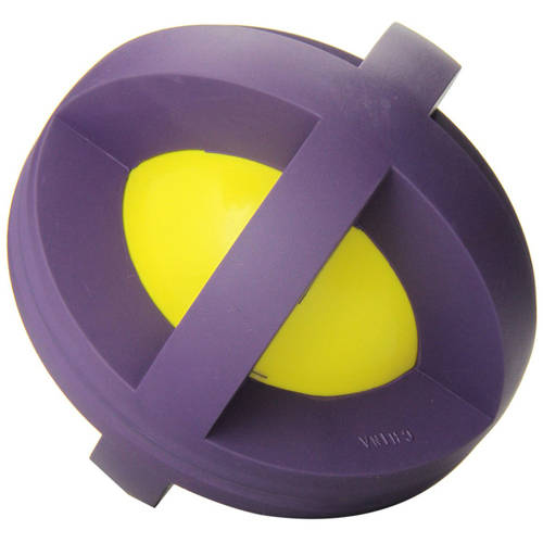 Multipet Boingo Ball Rubber Fetch and Rattle Chew Dog Toy - 3.5 Inch Default Title
