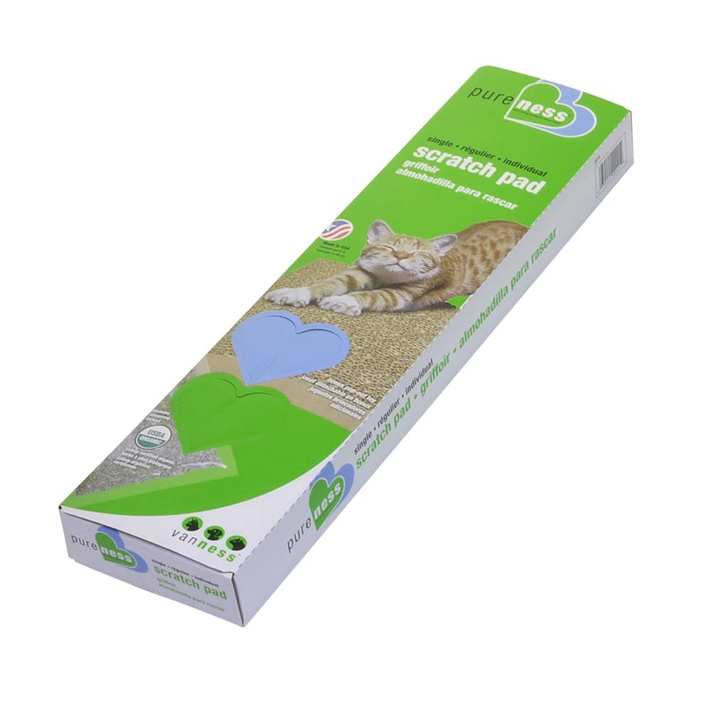 Van Ness Pureness Single-Wide Corrugated Cardboard Cat Scratcher Pad