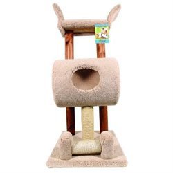 Ware Lounge Around-N-Scratch Furniture Cat Condo - L:21 X W:23 X H:42 Inches