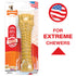 Nylabone Textured Knuckle-Bone Durable Power-Chew Peanut Butter Flavor Nylon Chew Dog Toy - Extra Large/Souper