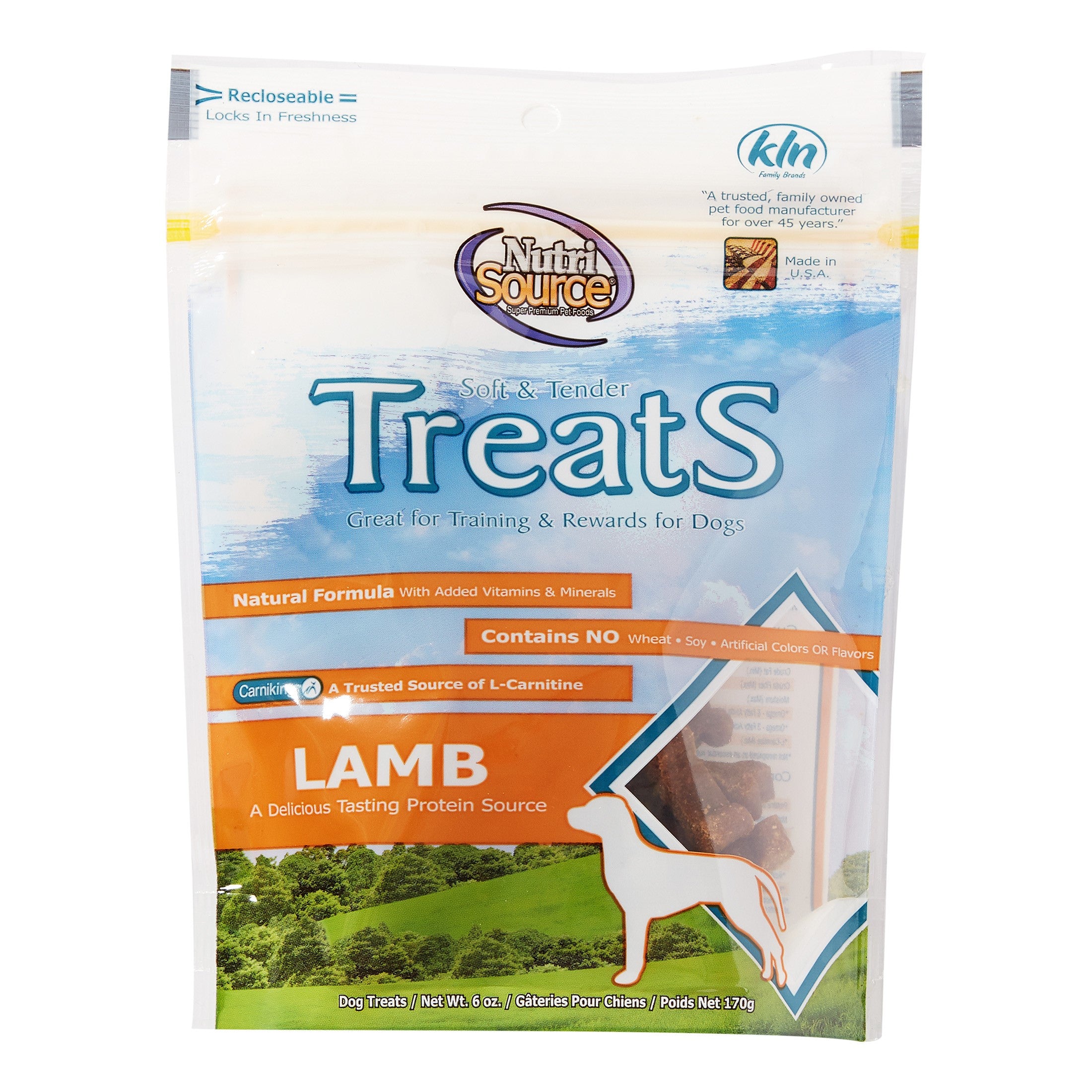 Nutrisource Soft & Tender Lamb Dog Treats - 6 oz