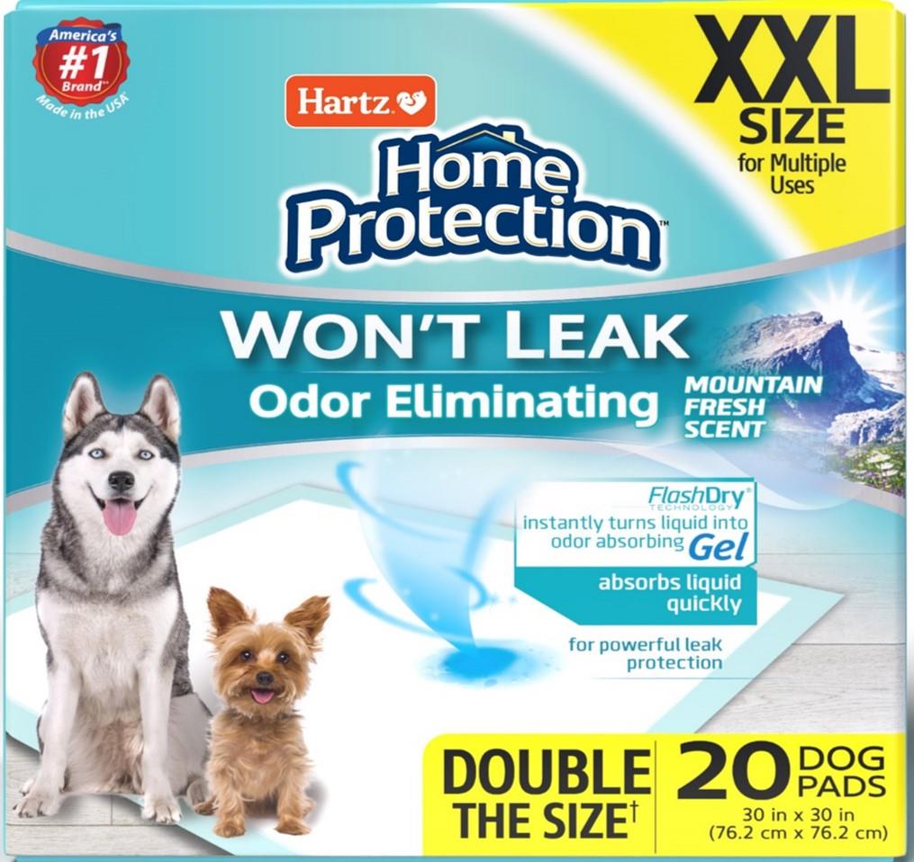 Hartz Mountain Home Protection Mountain Fresh Scented No Odor Dog Trianing Pads - XXL  