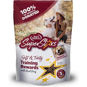 Nutrisource Superstar Beef Training Dog Treats - 16 oz