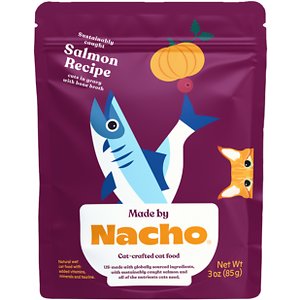 Made by Nacho Limited Ingredient Salmon Cuts in Gravy Wet Cat Food Pouch - 3 Oz - 12 Pack Default Title