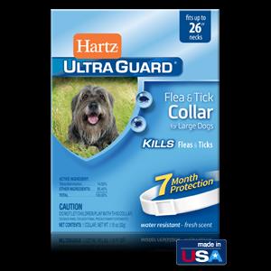 Hartz Mountain Ultra Guard Flea and Tick Collar for Dogs - Large  