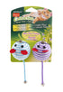 Hartz Mountain Cattraction Bell and Sisal Vine Mouse Cat Toy with Catnip - 2 Pack  