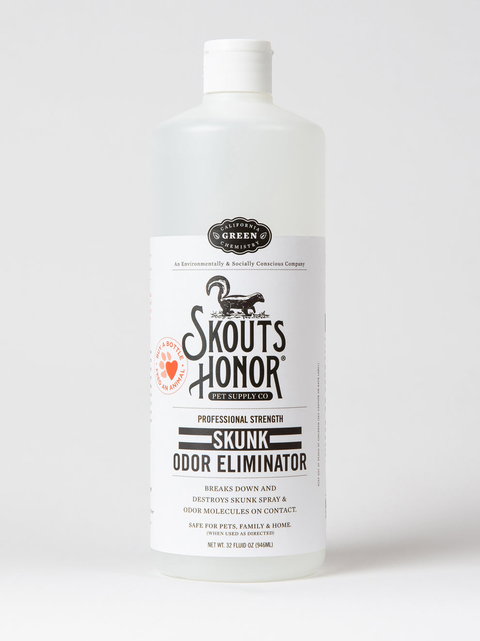 Skout's Honor Cat and Dog Skunk Odor Eliminator - 35 oz Bottle