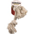 Mammoth Pet Products Flossy Bone Cotton Rope Dog Toy - White - Extra Large - 16 Inch