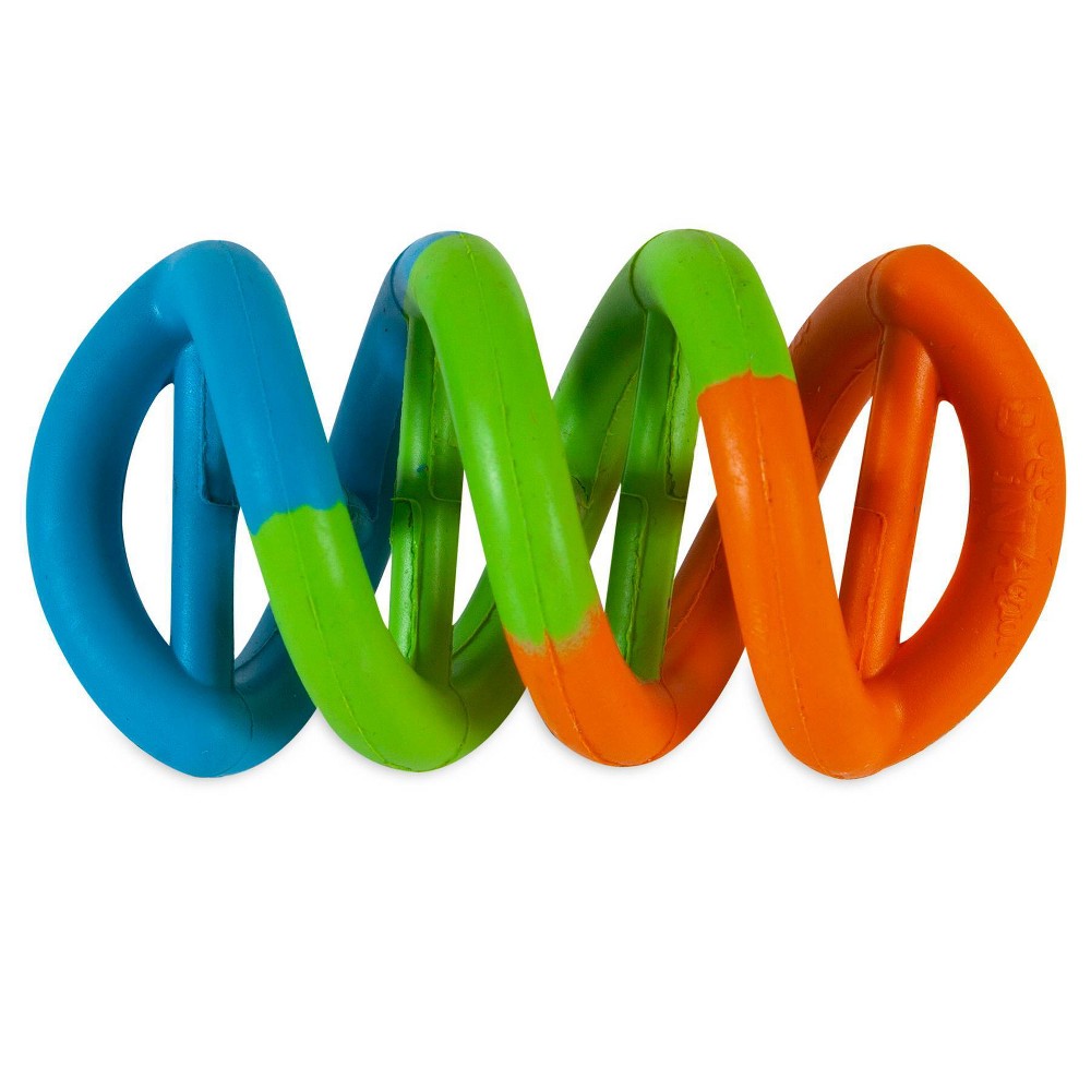 JW Pet Dogs-in-Action Squiggly Rubber Dog Toy - Small