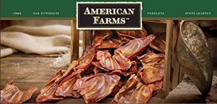 American Farms Natural Pig Ears Natural Dog Chews - 100 Count