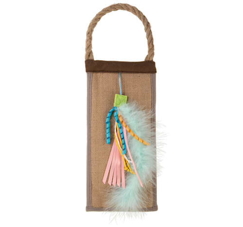 Petlinks Paw Party Door Knob Hanging Jute Cat Scratcher Cat Toy