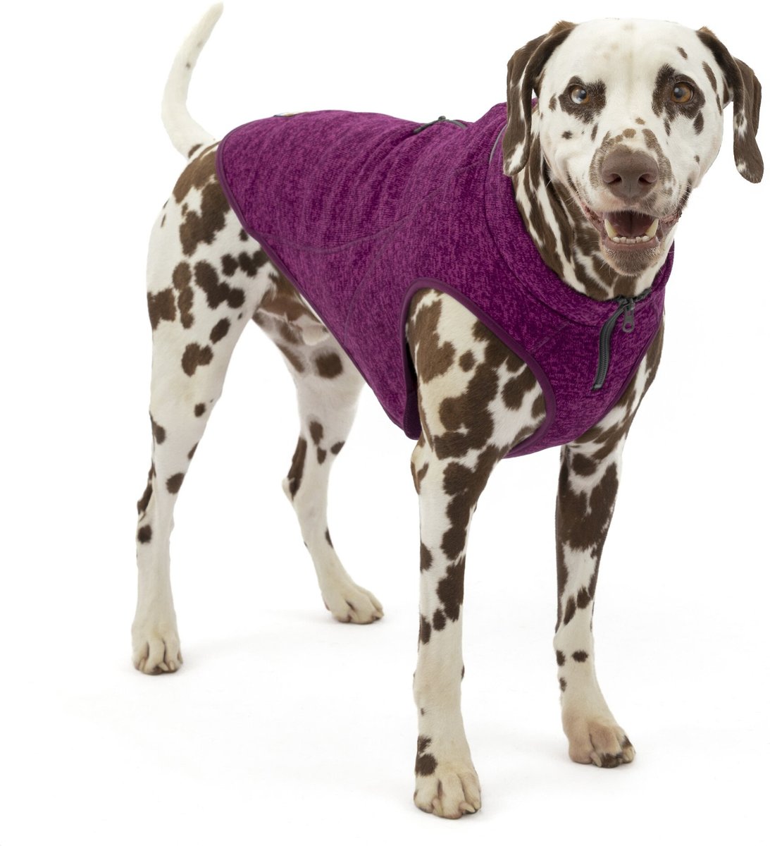 Kurgo K9 Core Zippered Fleece-Lined Year-Round Heathered Dog Sweater