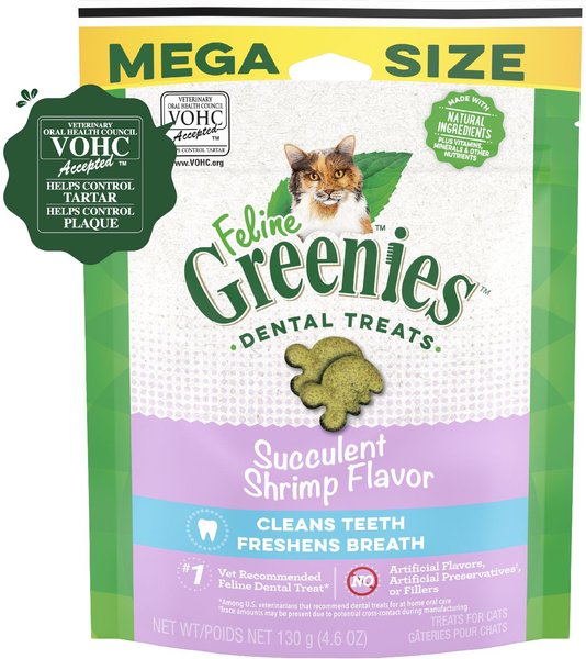 Greenies Feline Shrimp Dental Cat Treats - 4.6 oz