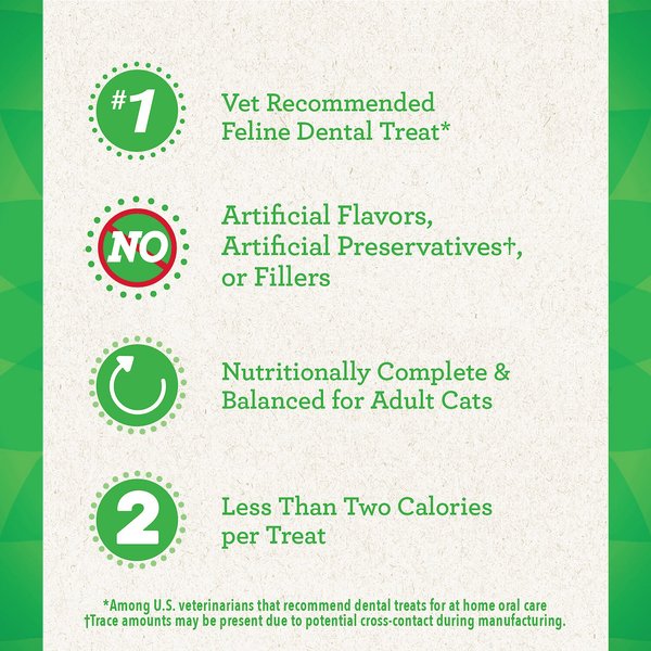 Greenies Feline Shrimp Dental Cat Treats - 2.1 oz