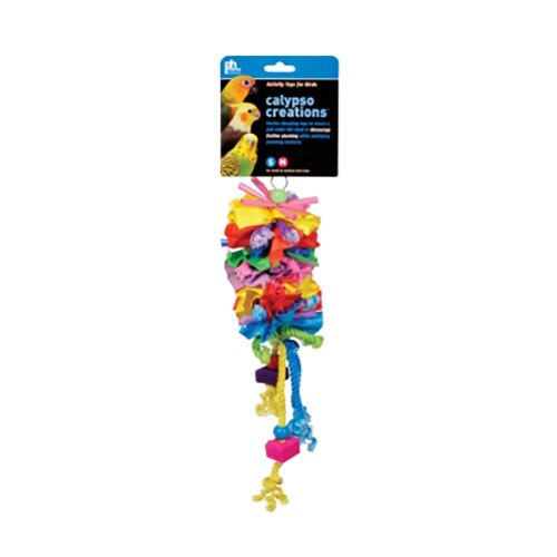 Prevue Pet Products Playfuls Calypso Creations Short Stack Preen and Pacify Hanging Bird Toy Default Title