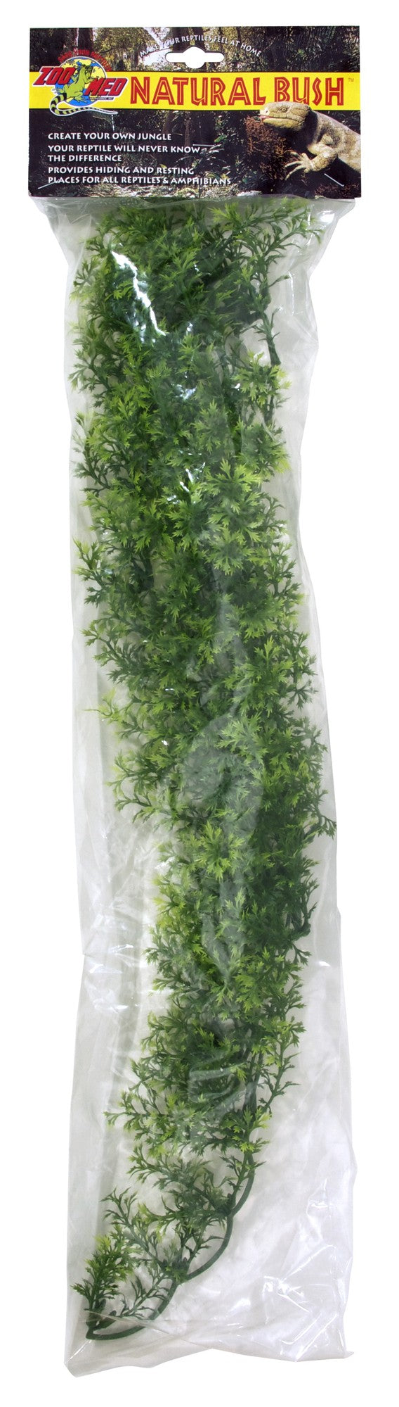 Zoo Med Laboratories Australian Maple Bush Naturalistic Plastic Plant Terrarium Décor - Large - 22 Inch